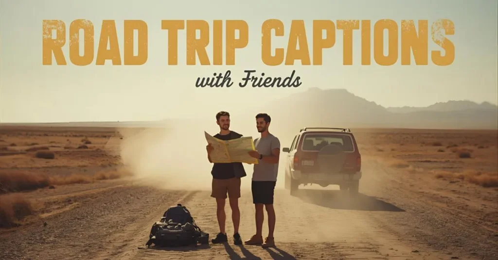 Road Trip Captions with Friends