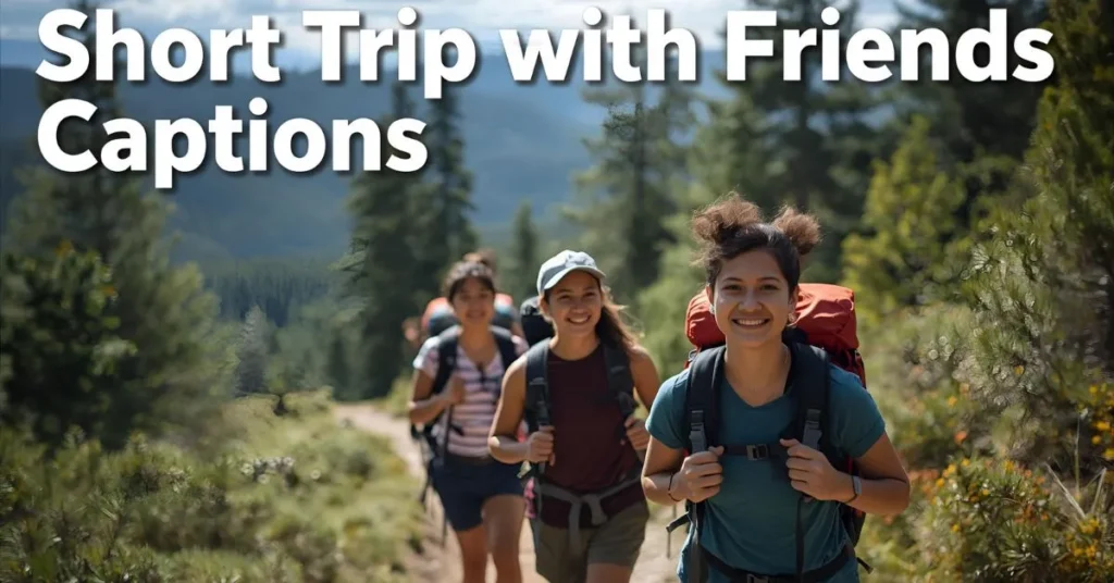 Short Trip with Friends Captions