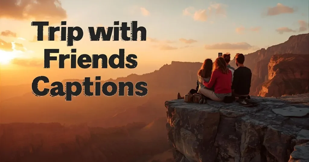 Trip with Friends Captions