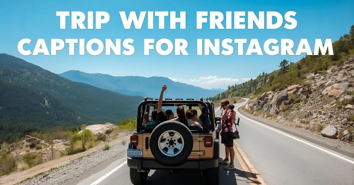 Trip with Friends Captions for Instagram