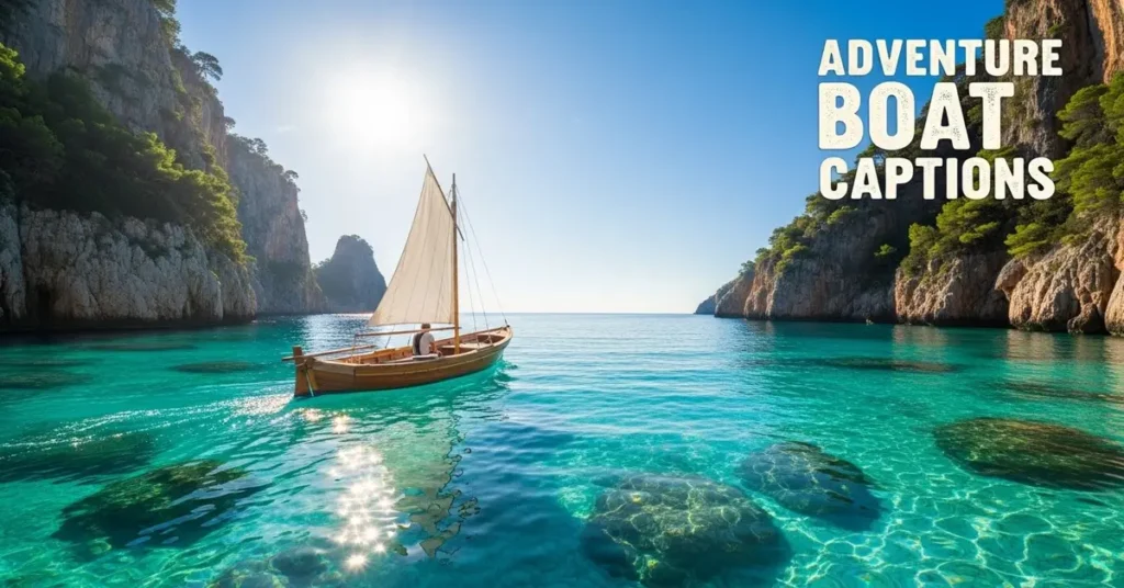 Adventure Boat Captions