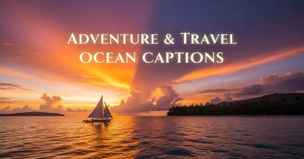 Adventure & Travel Ocean Captions