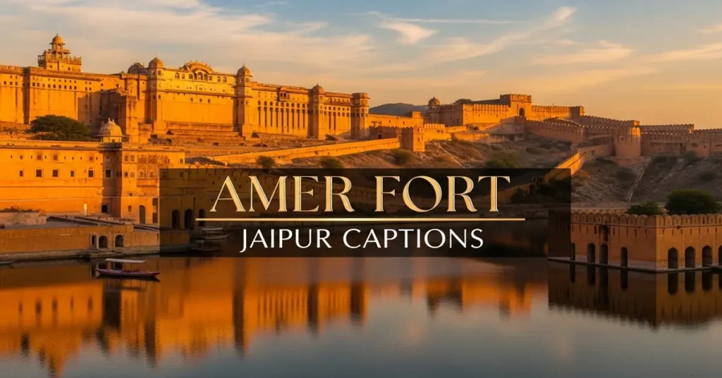 Amer Fort Jaipur captions