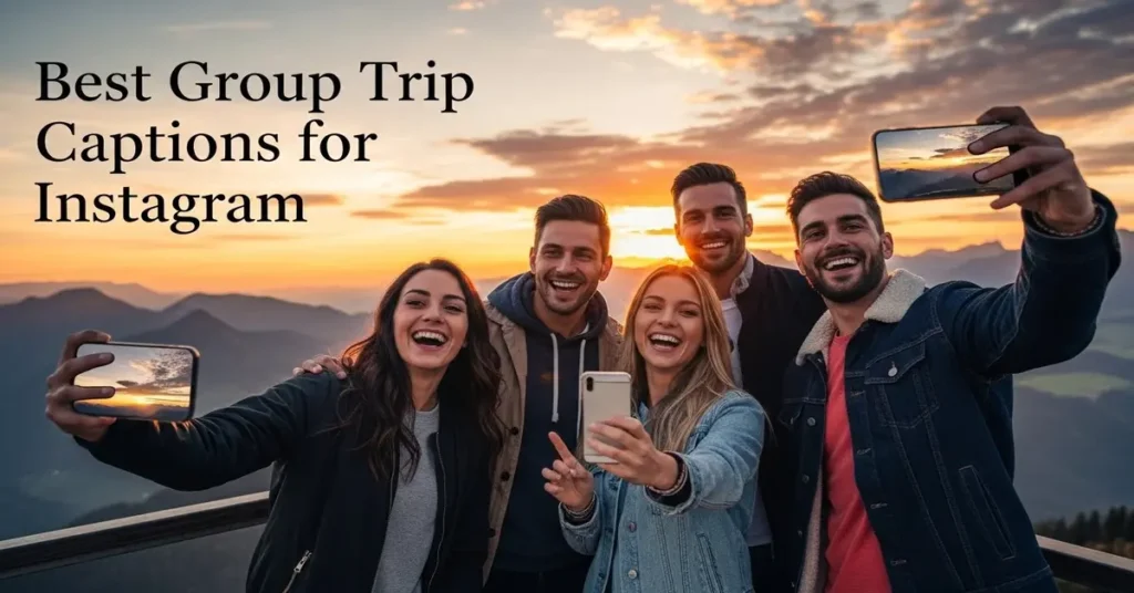 Best Group Trip Captions for Instagram