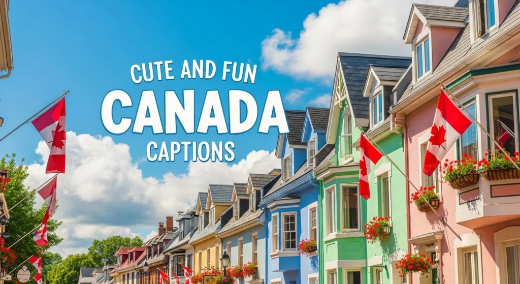 Cute and Fun Canada Captions
