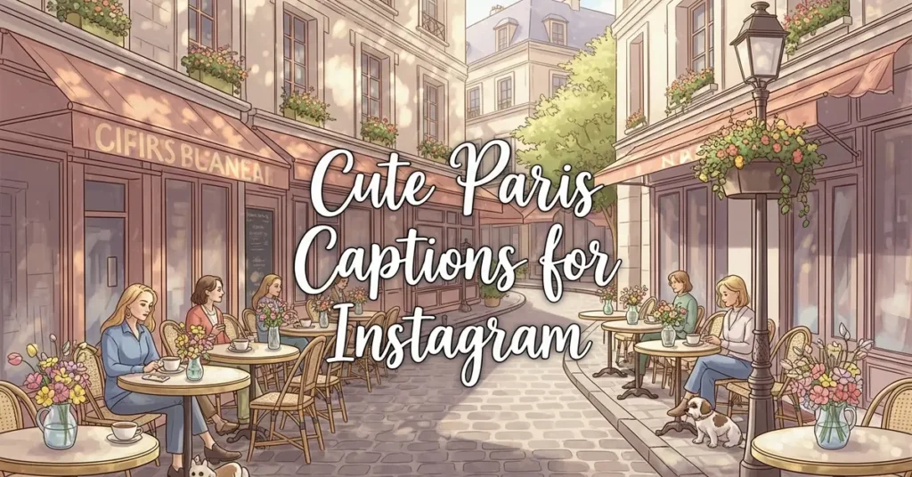 Cute Paris Captions for Instagram