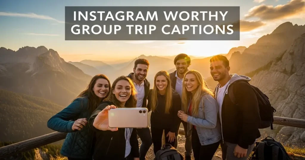 Instagram Worthy Group Trip Captions