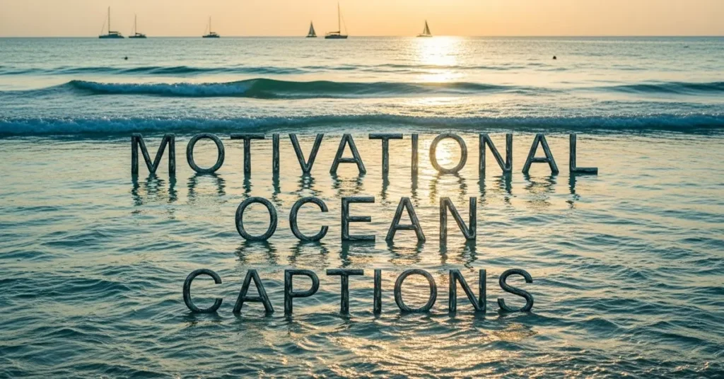 Motivational Ocean Captions
