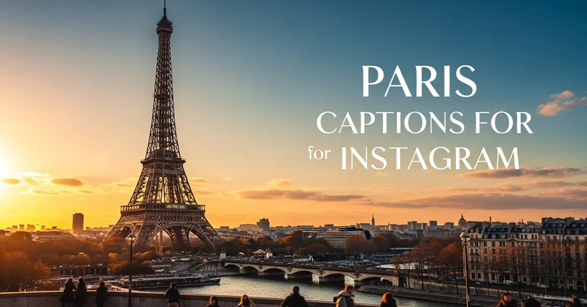 Paris Captions For Instagram