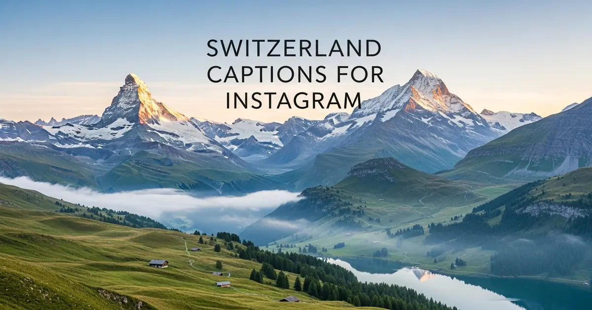 Switzerland Captions For Instagram