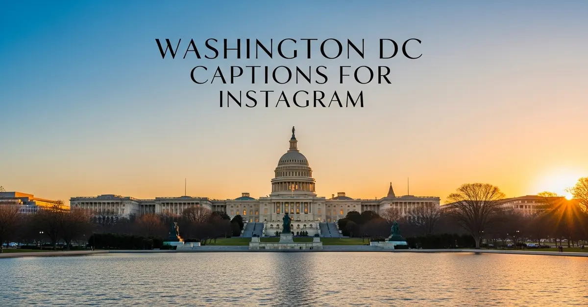 washington dc captions for instagram