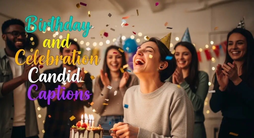 Birthday and Celebration Candid Captions