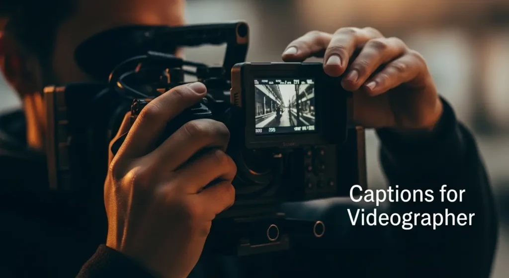 Captions for Videographer