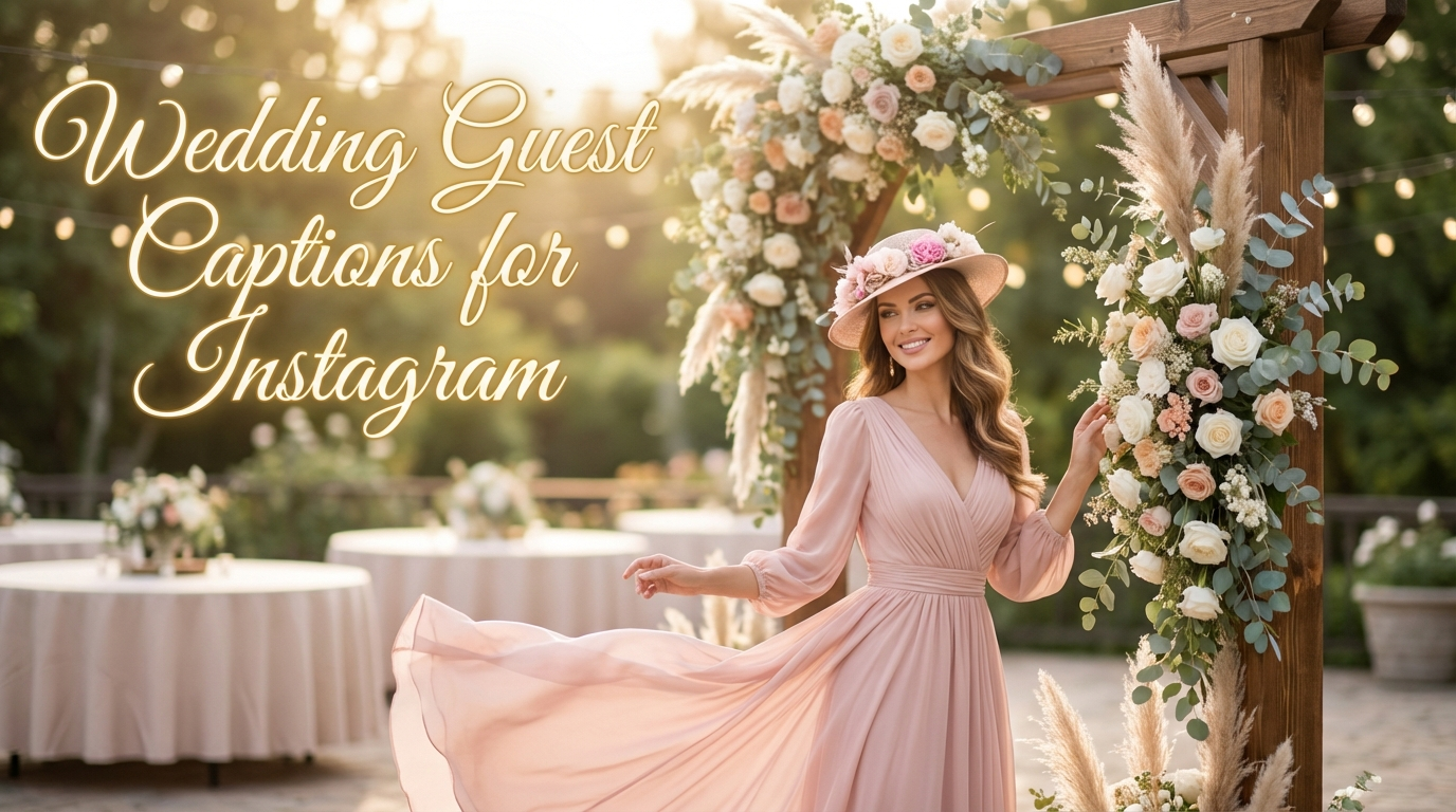 Wedding Guest Captions For Instagram