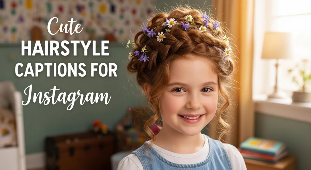 Cute Hairstyle Captions for Instagram