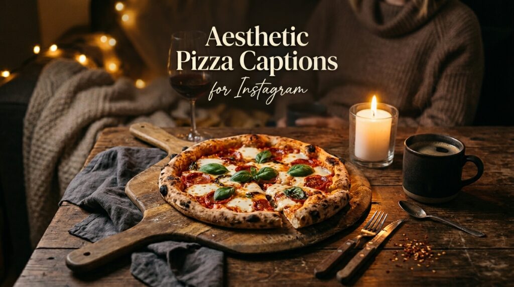 Aesthetic Pizza Captions for Instagram