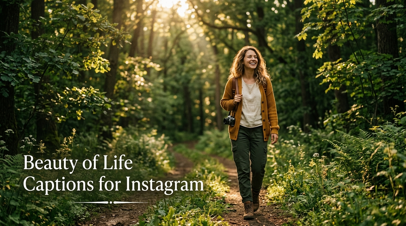 Beauty of Life Captions for Instagram