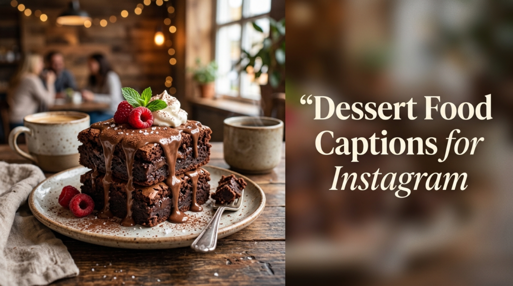 Dessert Food Captions for Instagram