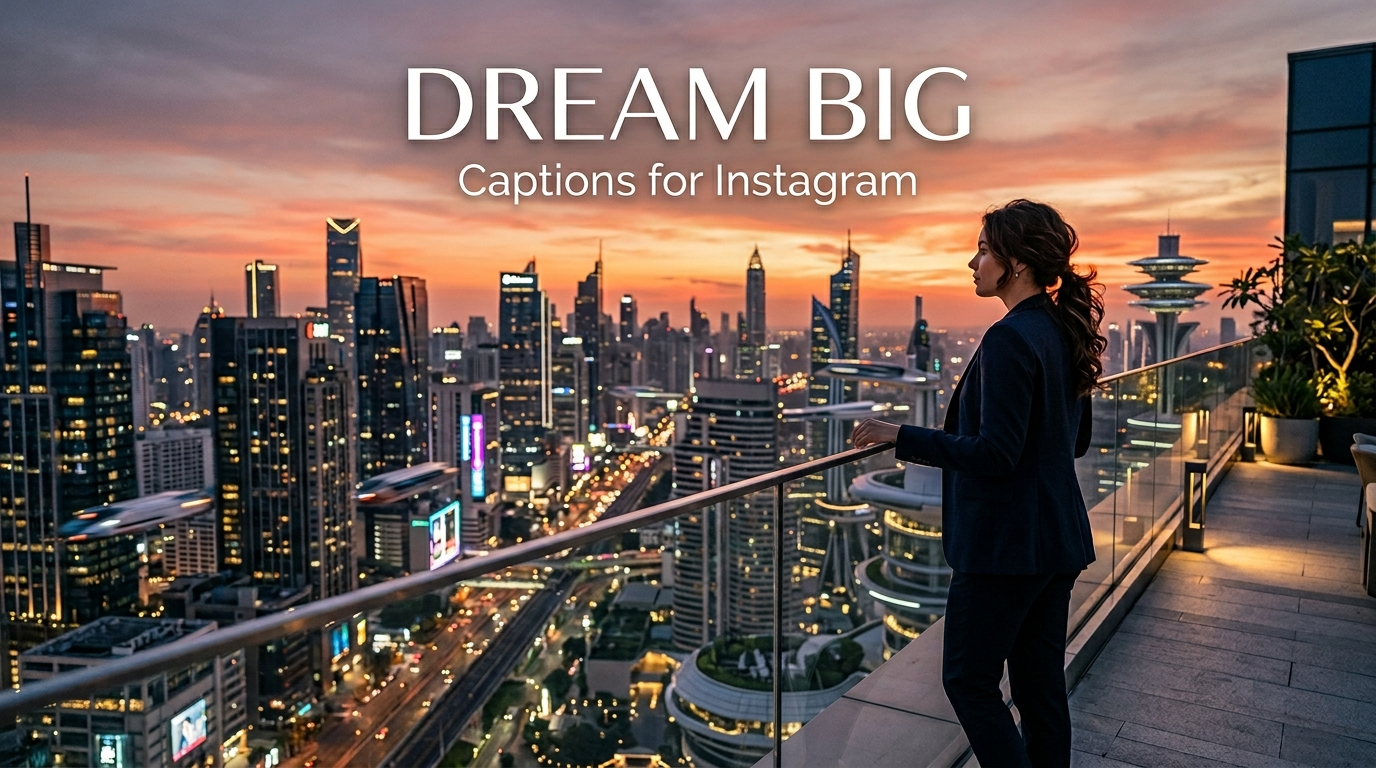 Dream Big Captions For Instagram