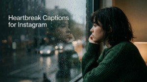 Heartbreak Captions for Instagram