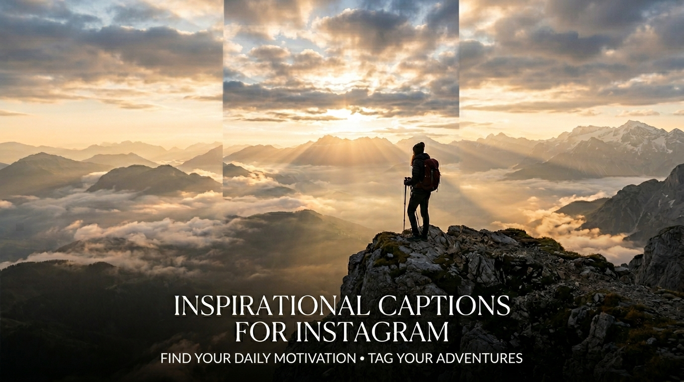 Inspirational Captions For Instagram