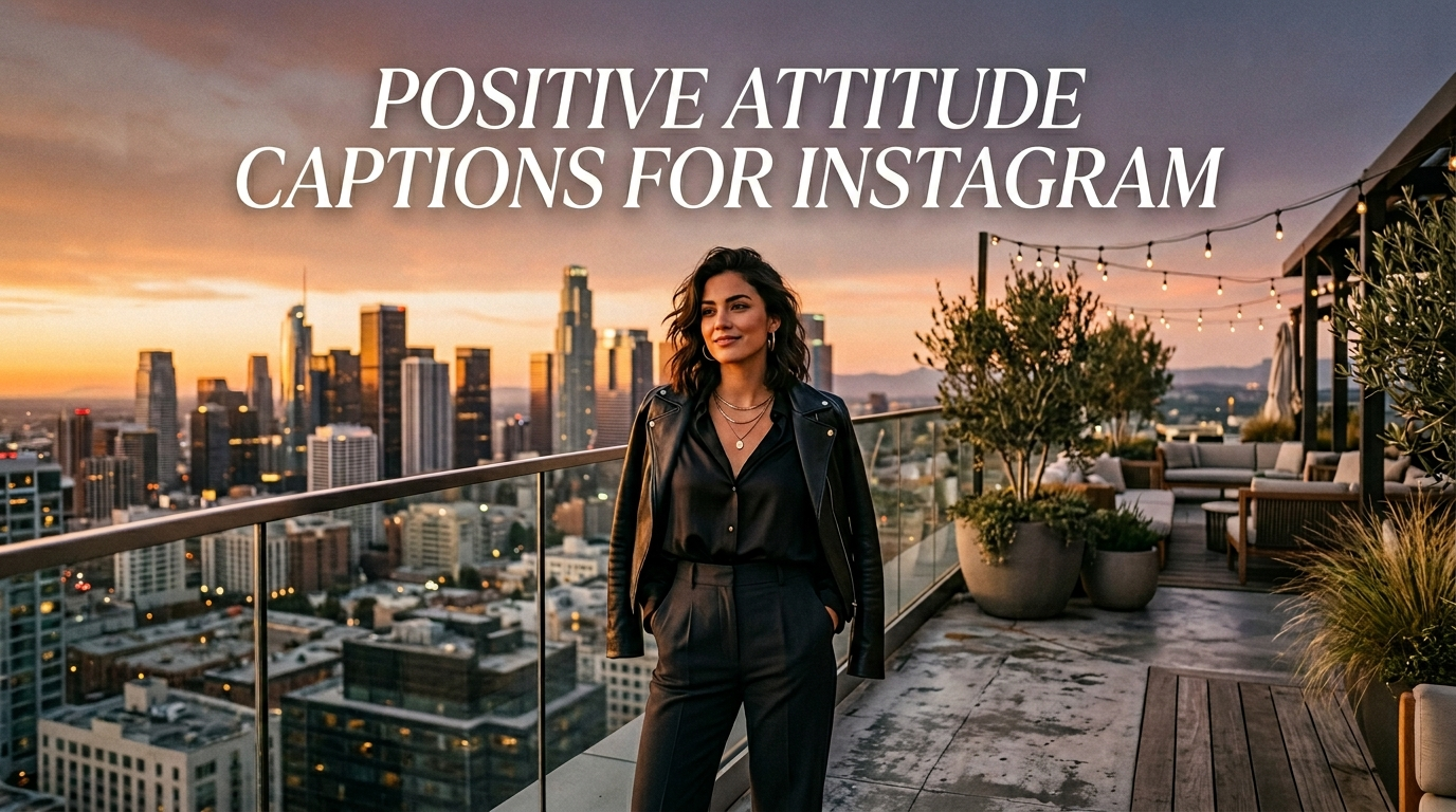 Positive Attitude Captions For Instagram