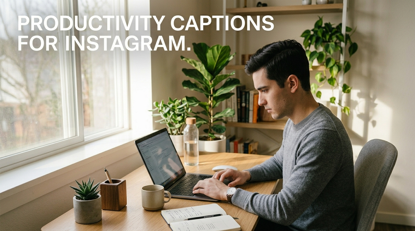 Productivity Captions For Instagram