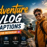 🎉 Adventure Vlog Captions for Instagram