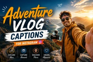 🎉 Adventure Vlog Captions for Instagram