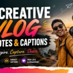 🚀 Creative Vlog Quotes & Captions