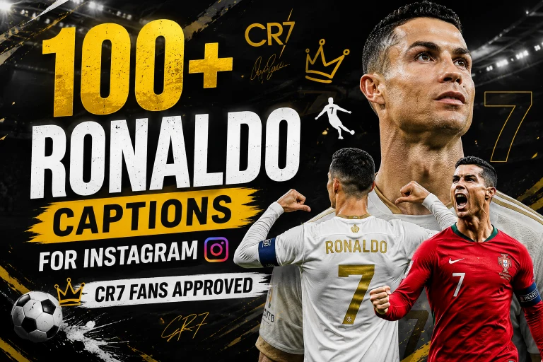 Cristiano Ronaldo Captions for Instagram