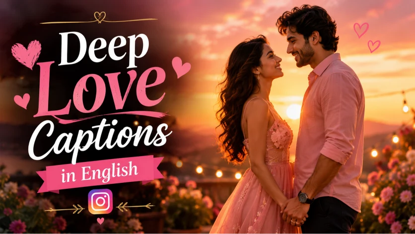 Deep Love Captions in English ❤️