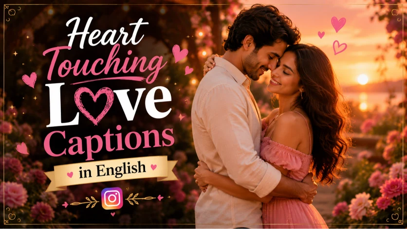 Heart Touching Love Captions in English ❤️