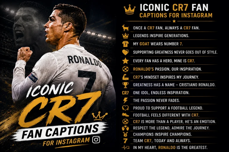 Iconic CR7 Fan 
