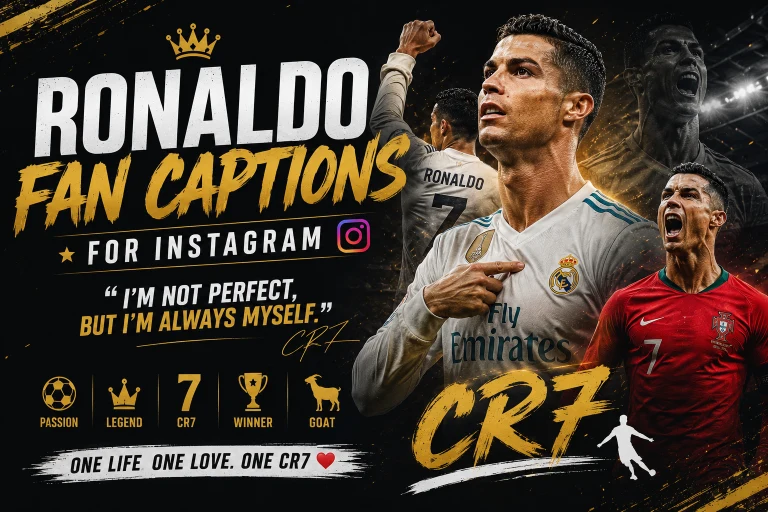 Ronaldo Fan Captions for Instagram