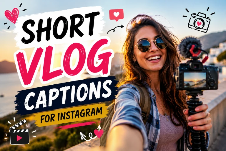 ✨ Short Vlog Captions for Instagram